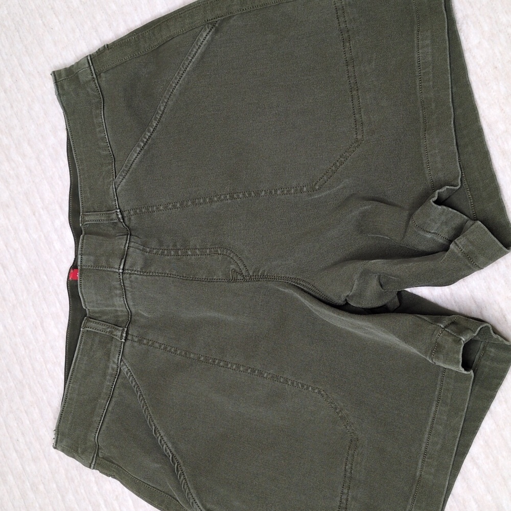 Spanx Army Green Shorts